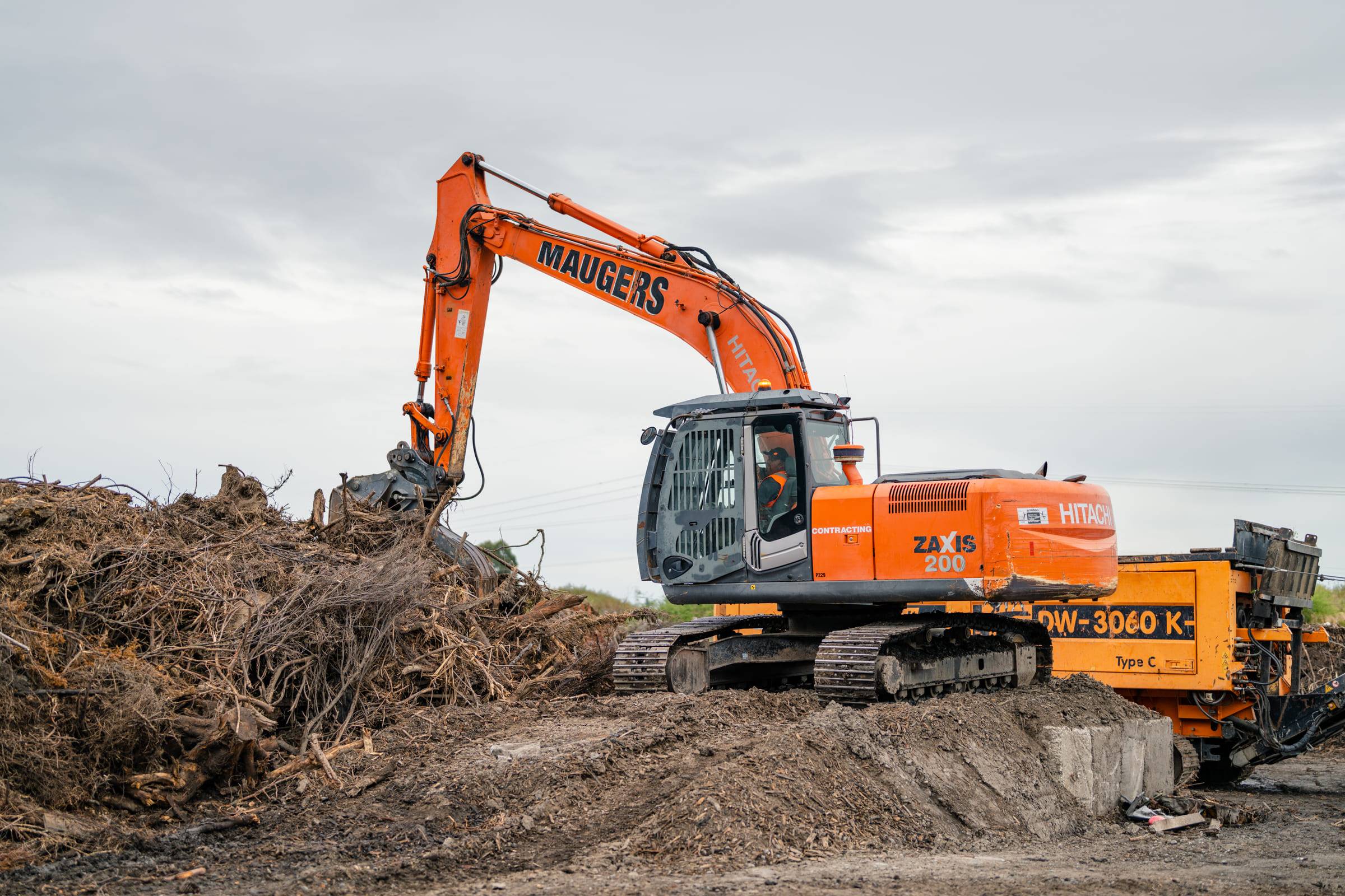 Maugers Contracting.